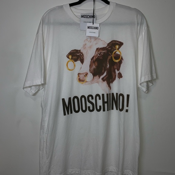 Moschino Cow Tee SS22 - Picture 8 of 8